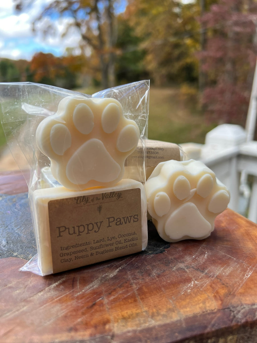 Dog paw soap sale